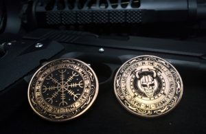 laser engraved coin