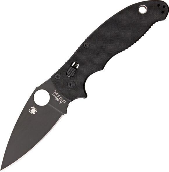 Spyderco Manix 2 - Black Blade - Black G10 - EDC Knife - NIB