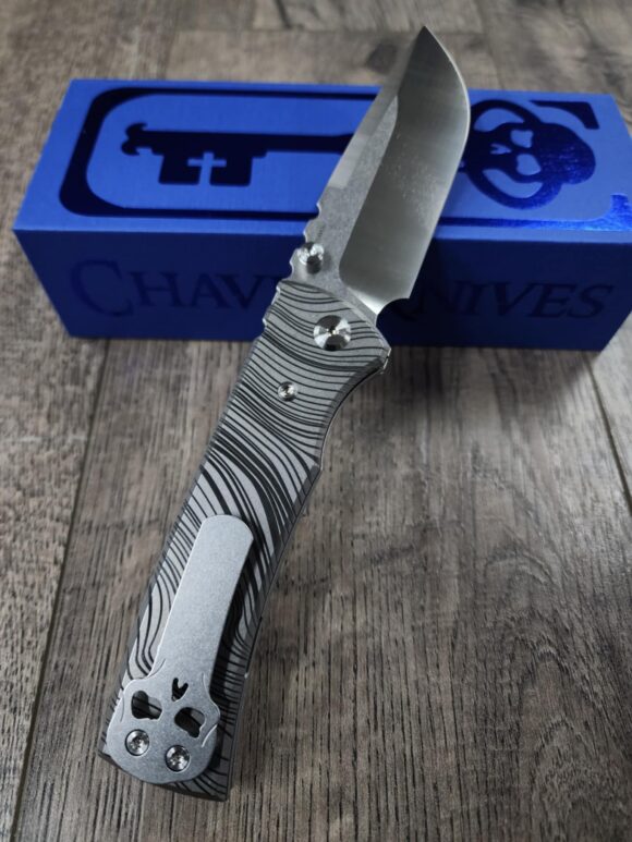 Chaves Redencion 229 - Beskar Ingot Laser Engraved Titanium Scales - Knife Install Optional - 4 Blade Styles - New In Box - Image 3