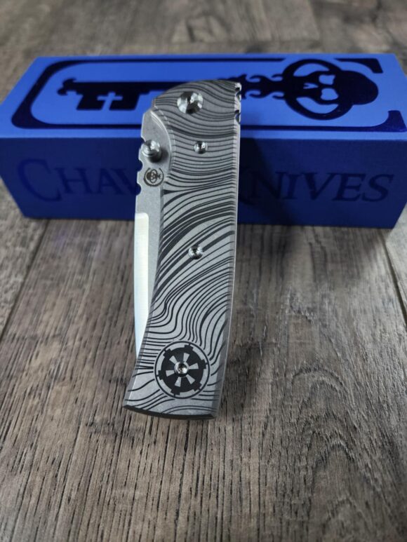 Chaves Redencion 229 - Beskar Ingot Laser Engraved Titanium Scales - Knife Install Optional - 4 Blade Styles - New In Box - Image 2