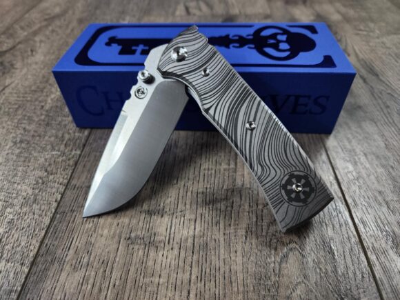 Chaves Redencion 229 - Beskar Ingot Laser Engraved Titanium Scales - Knife Install Optional - 4 Blade Styles - New In Box